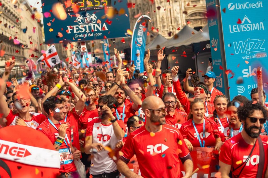 Il traguardo di runchallenge Milano
